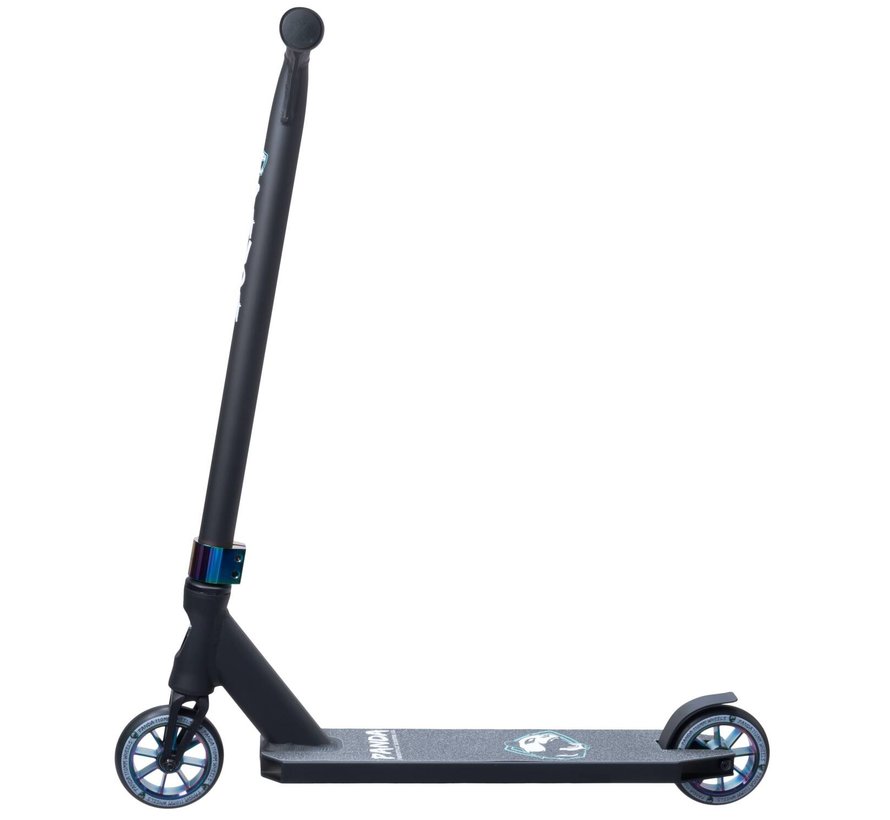 Panda Optimus Stunt Scooter Schwarzer Regenbogen