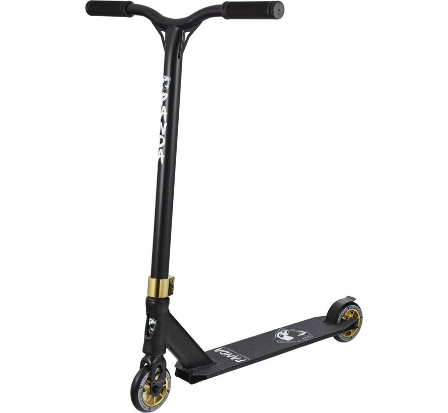 Panda Primus Stuntstep Negro / Cromo dorado
