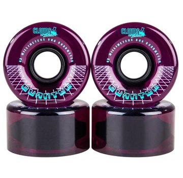 Clouds Ride Clouds Urethane Roller Skate Wheels Purple