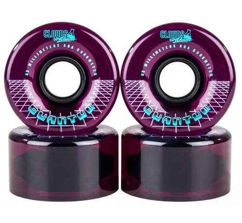 Clouds Ride  Clouds Urethane Roller Skate Wheels Purple