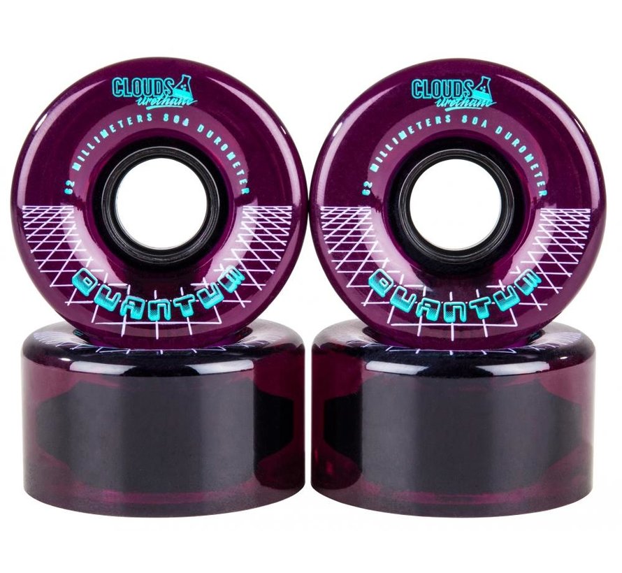 Clouds Urethane Roller Skate Wheels Purple