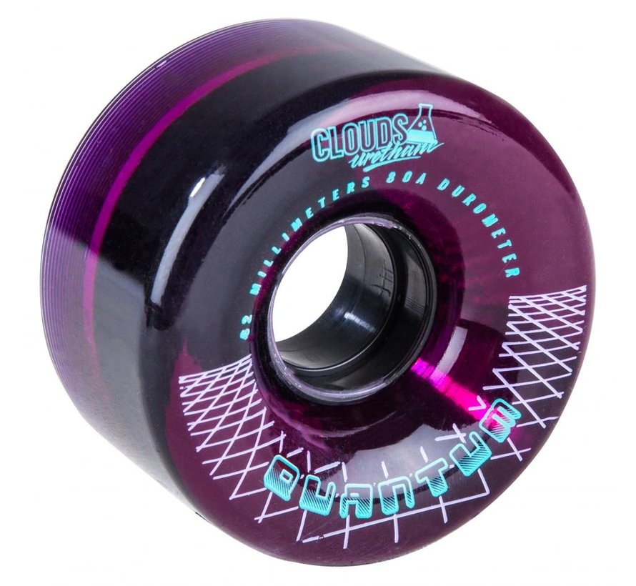 Ruedas para patines de uretano Clouds, color morado