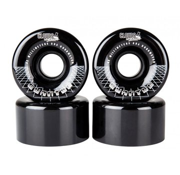 Clouds Ride Clouds Urethane Roller Skate Wheels Black