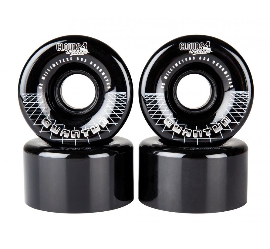 Clouds Urethane Roller Skate Wheels Black