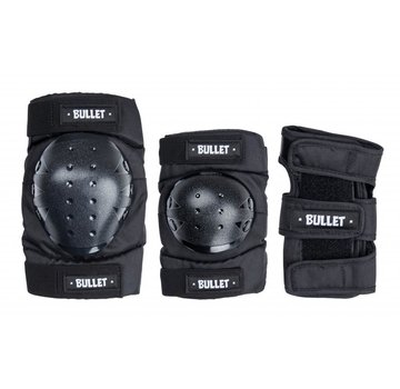 Bullet Bullet set de protecciones para patines para adultos de 3 piezas