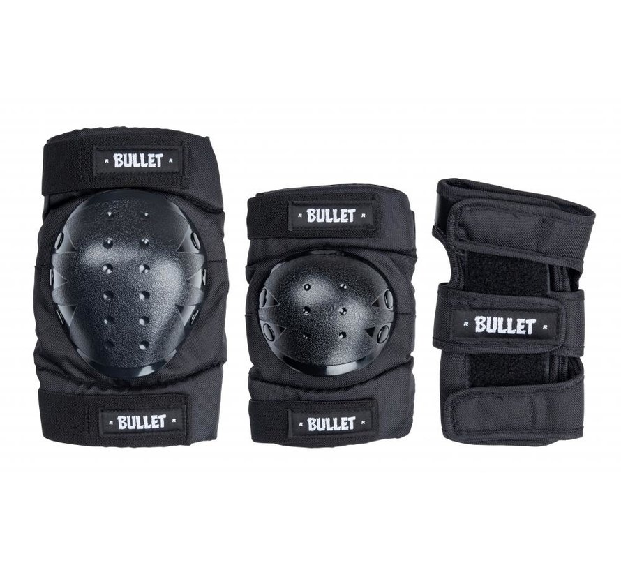Set di protezioni per pattini per adulti Bullet in 3 pezzi