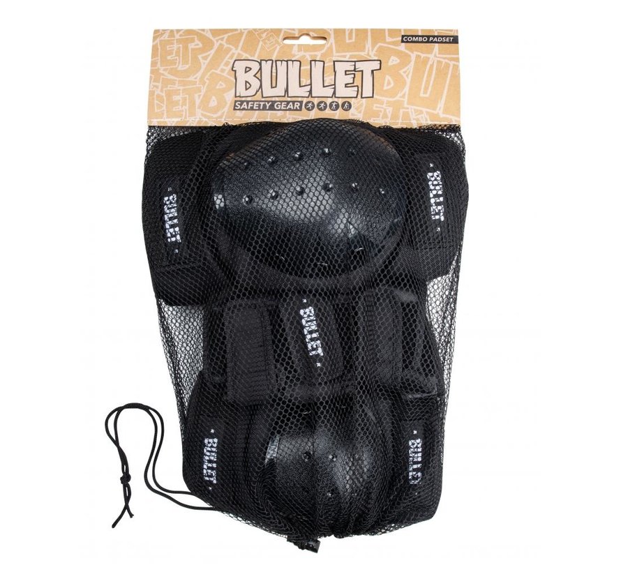 Bullet set de protecciones para patines para adultos de 3 piezas