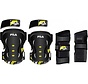 Fila 3-piece protective set for kids Black Yellow