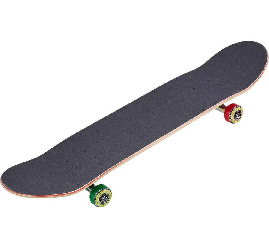 Blaupause Spray Herz Skateboard Rasta 8.0