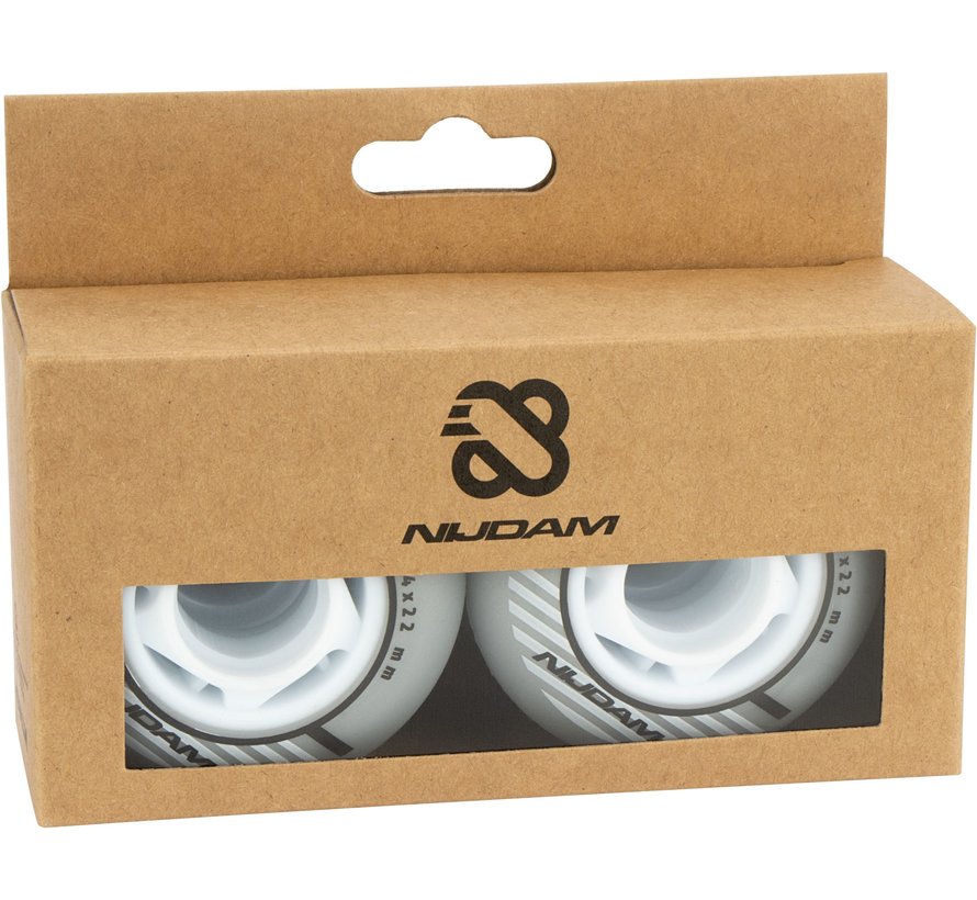 Set 4 Räder für Inline-Skates 64 x 22 mm 82A