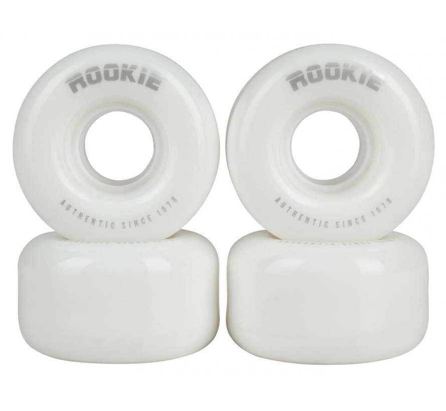 Rookie soft roller skate wheels set of 4 pieces 58mm hardness 80A