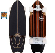 NKX NKX Maverick 31" Deskorolka surfingowa w kolorze hebanowym
