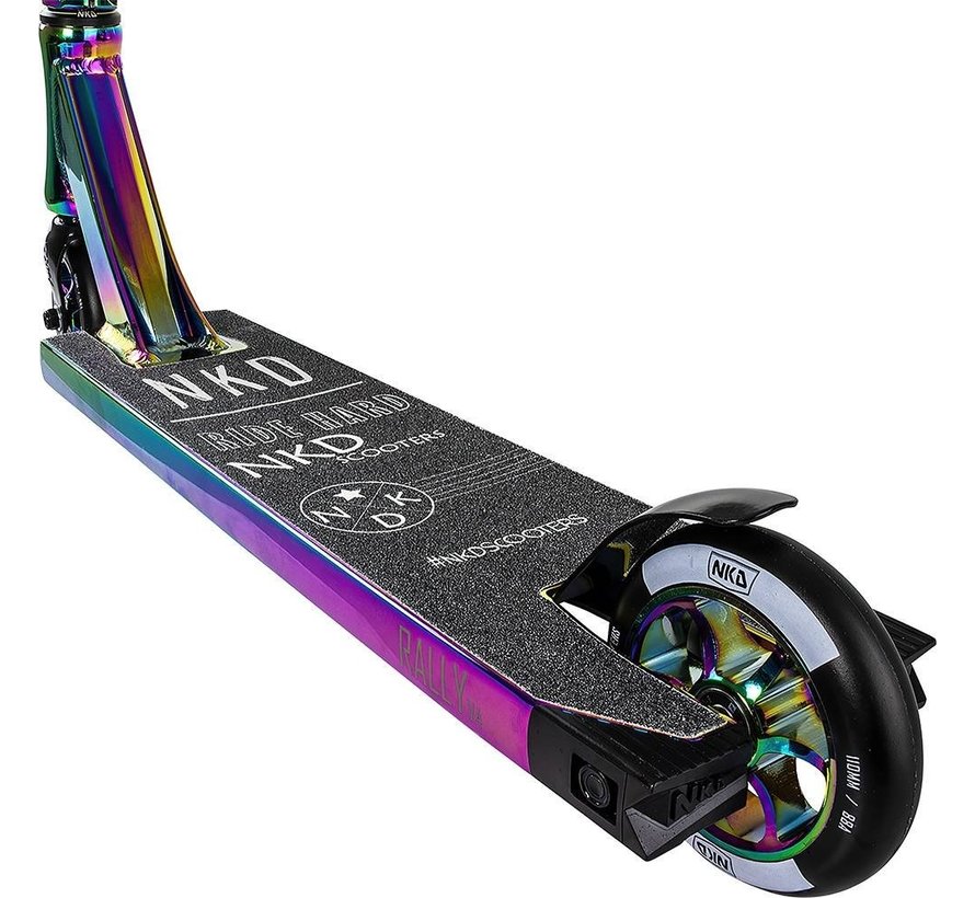 NKD Rally V4 Stunt-Scooter Regenbogen 83cm