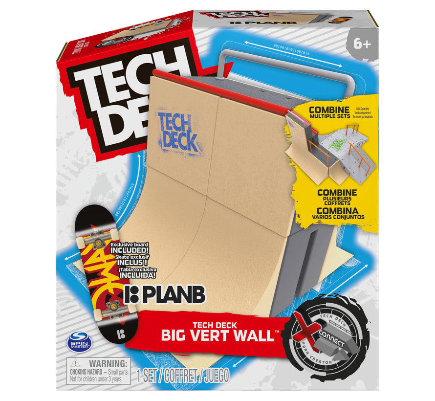 Parque de patinaje Tech Deck Big Vert Wall