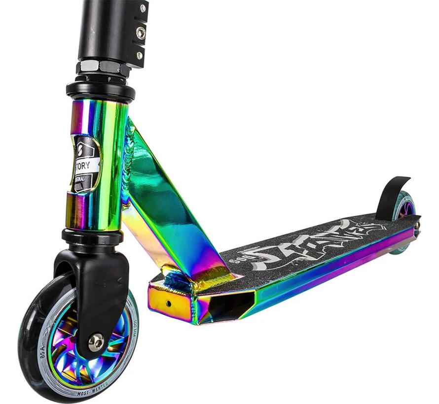 Story Bandit DOS stunt scooter Rainbow