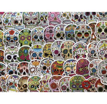 SSS Sig. Stickerset Flower Skull