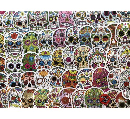 SSS Sig.  Sticker set Flower Skull