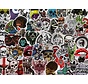 Sticker set Mean Skull