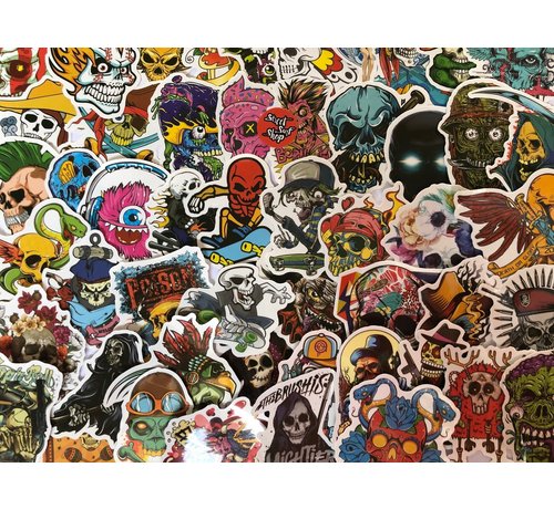 SSS Sig.  Set de pegatinas Calavera colorida