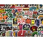 Skateboard sticker set