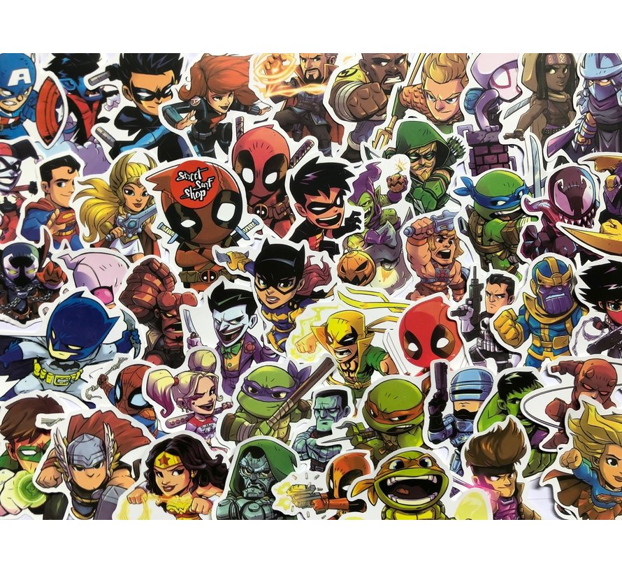 Sticker set Super Hero