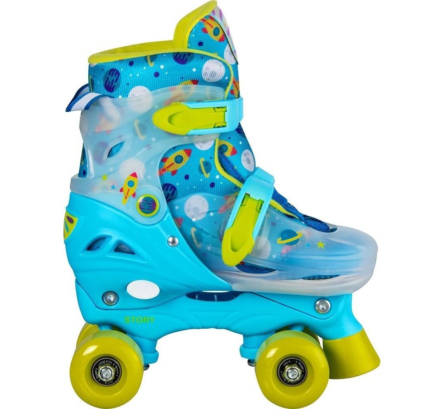 Story Youngster verstelbare rolschaatsen Blauw