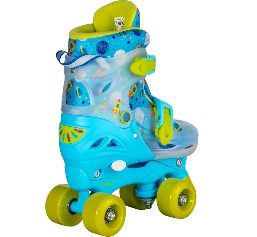 Story Youngster verstelbare rolschaatsen Blauw