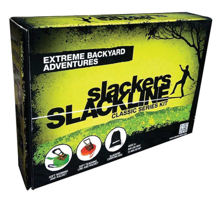 Slackers Slackline 15m to 150kg of top quality