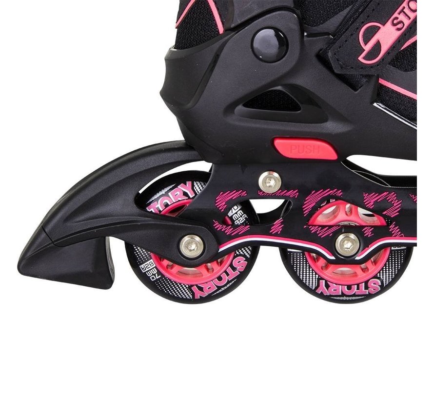 Story Fusion Adjustable Inline Skate Red/Pink