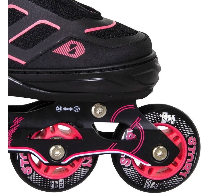 Story Fusion Adjustable Inline Skate Red/Pink