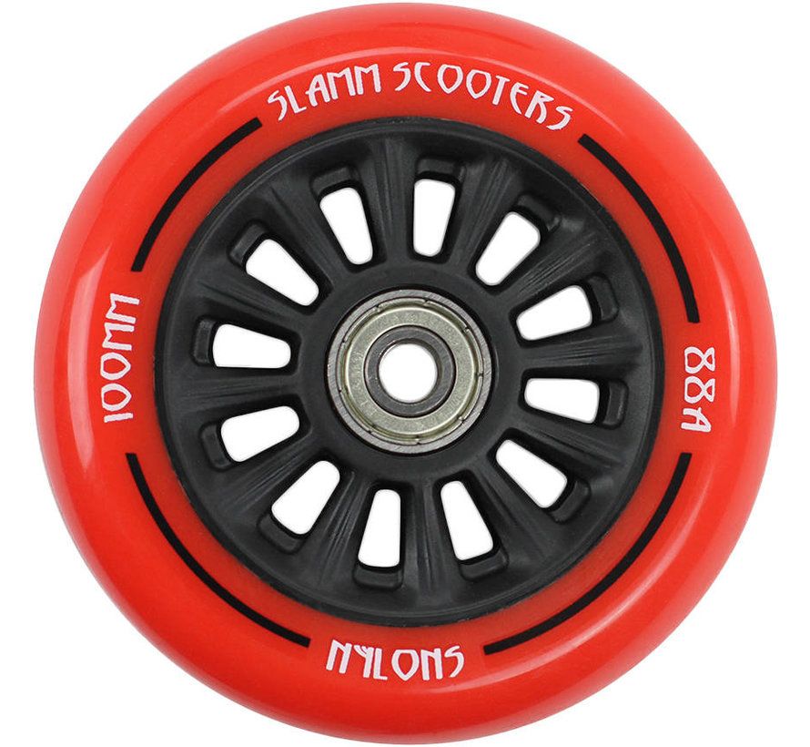 Slamm Nylon core Stunt scooter wheel red