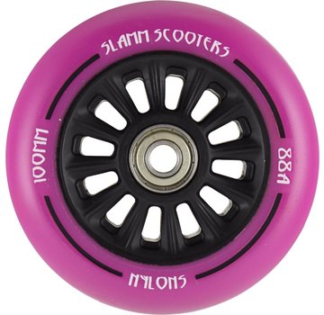 Slamm Scooters Ruota per monopattino Slamm in nylon con nucleo viola