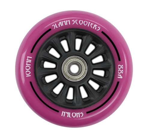 Slamm Scooters  Ruota per monopattino Slamm con nucleo in nylon rosa