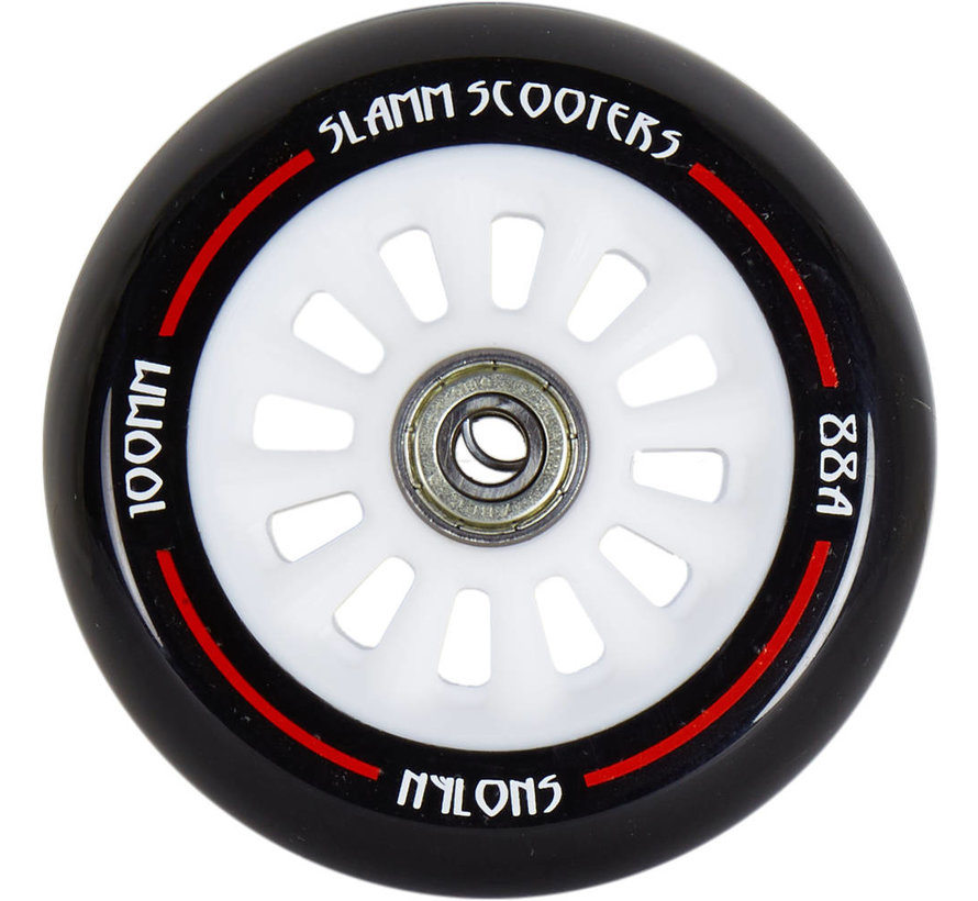 Slamm Nylon core stunt scooter wheel white