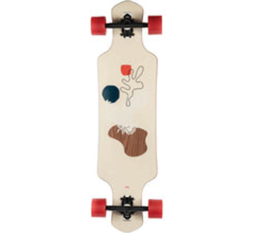 Globe Geminon 35 Walnuss Kakadu Longboard