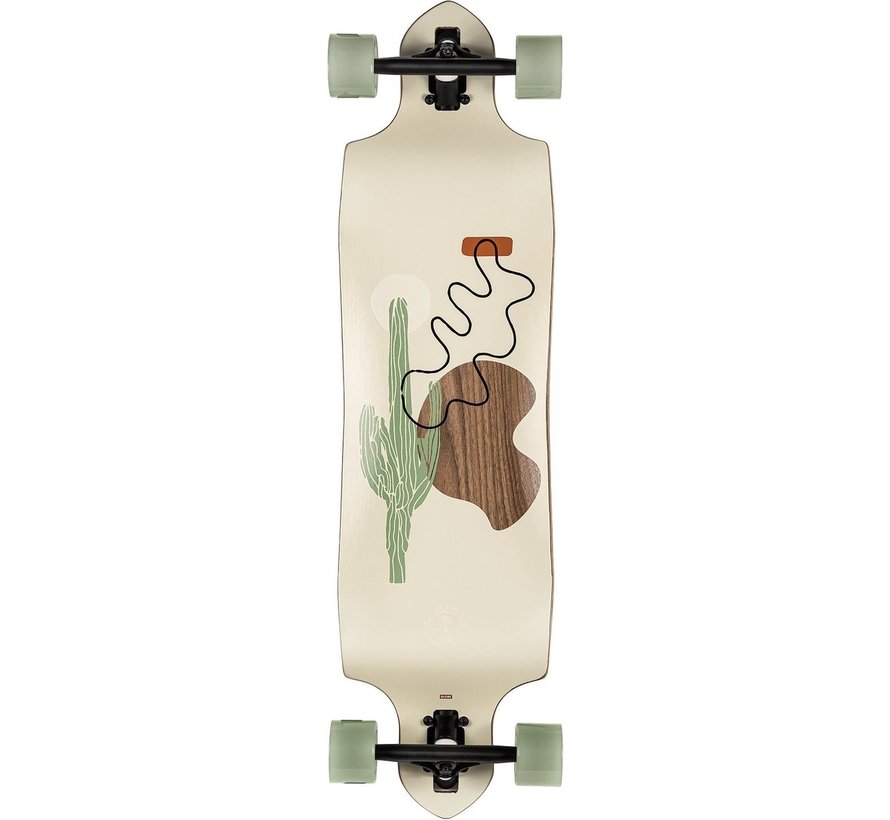 Globe Geminon Micro Drop Walnut Cacti Longboard