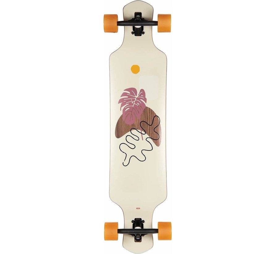 Globe Geminon 40 Rock Walnut Monstera DT Longboard