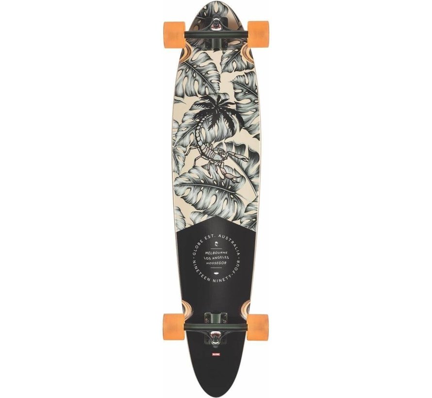 Globe Pinner longboard 40 Hurricane Leaves