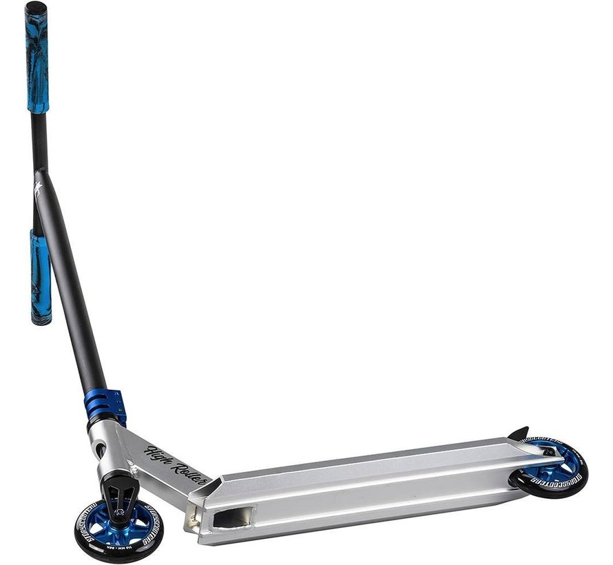 Story High Roller stunt scooter Raw Blue