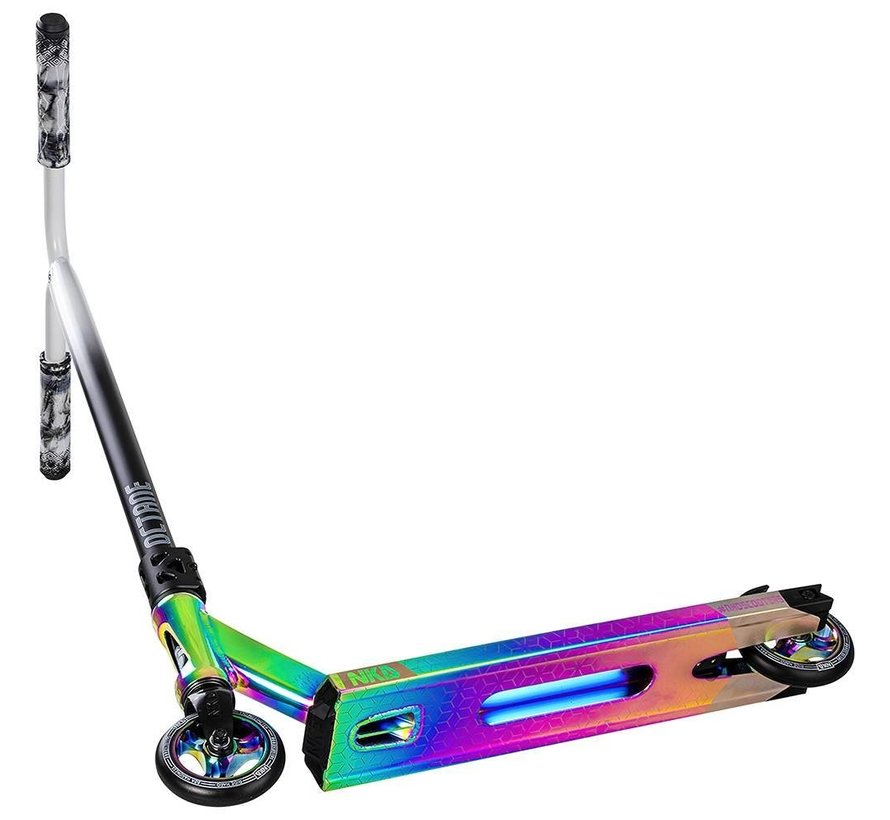 Monopattino acrobatico NKD Octane Rainbow con barra a T