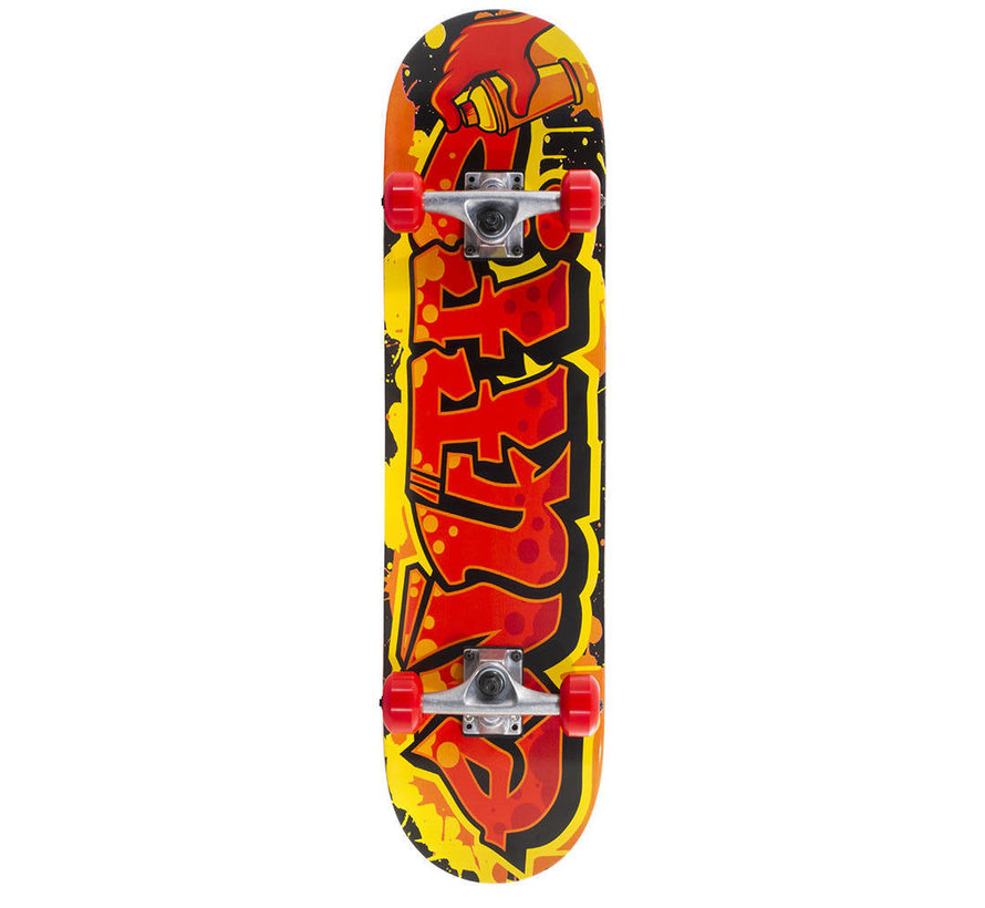 Mini skateboard Enuff Graffiti da 29'' (73,7 cm) giallo / rosso
