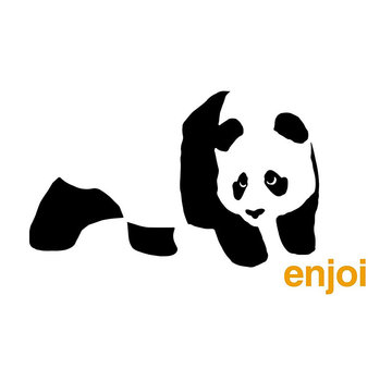 Enjoi Enjoi Panda Logo Sticker White