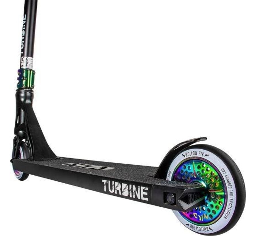 Monopattino acrobatico NKD Turbine Black Rainbow, il tuttofare