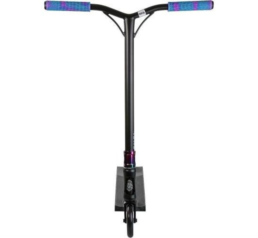 NKD Fuel trottinette freestyle Black Neochrome avec pont court