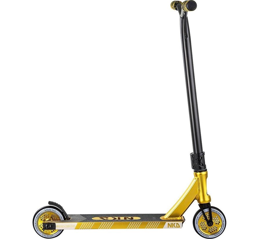 Monopattino stunt NKD Fuel Gold con ponte corto