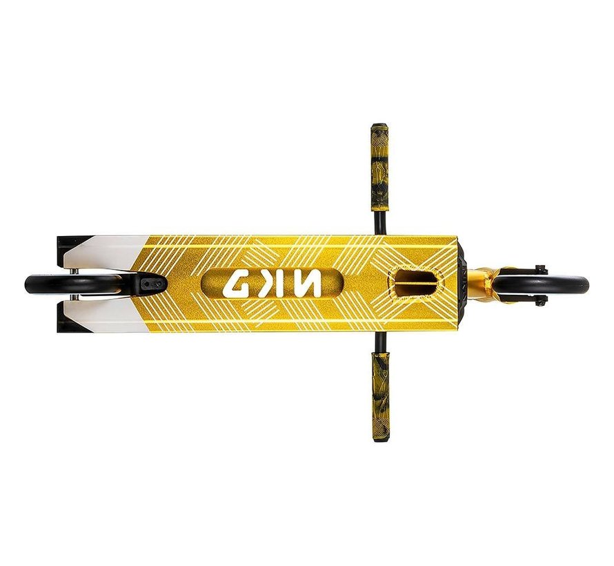 Trottinette acrobatique NKD Fuel Gold avec plateau court