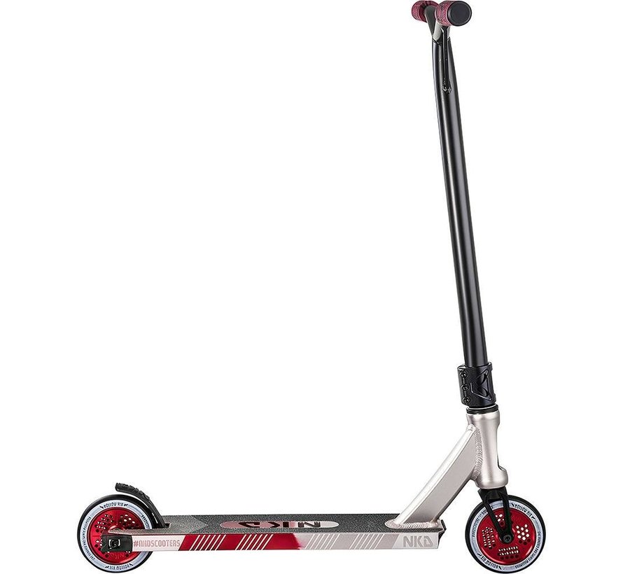 Monopattino stunt NKD Fuel Raw Red Mix con ponte corto