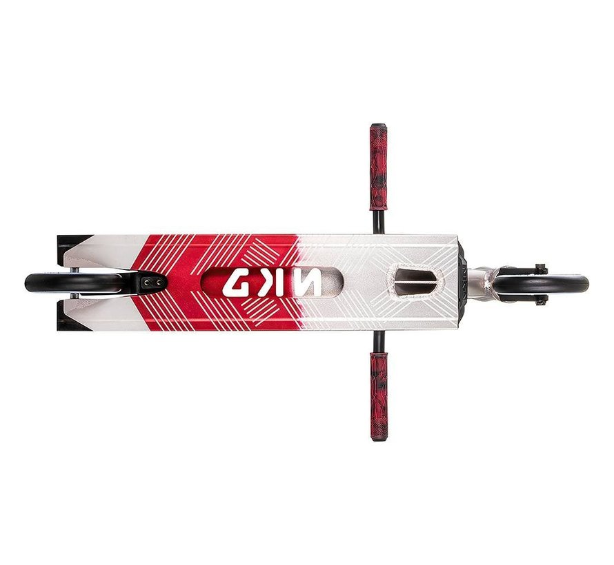 Monopattino stunt NKD Fuel Raw Red Mix con ponte corto