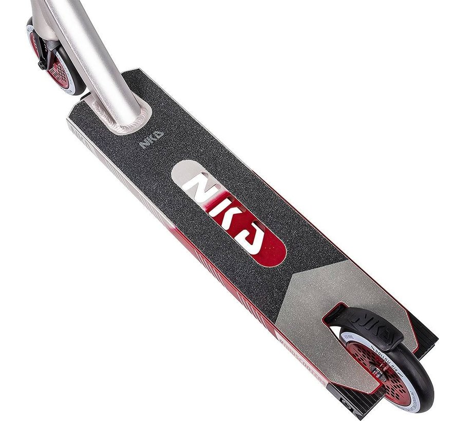 Monopattino stunt NKD Fuel Raw Red Mix con ponte corto