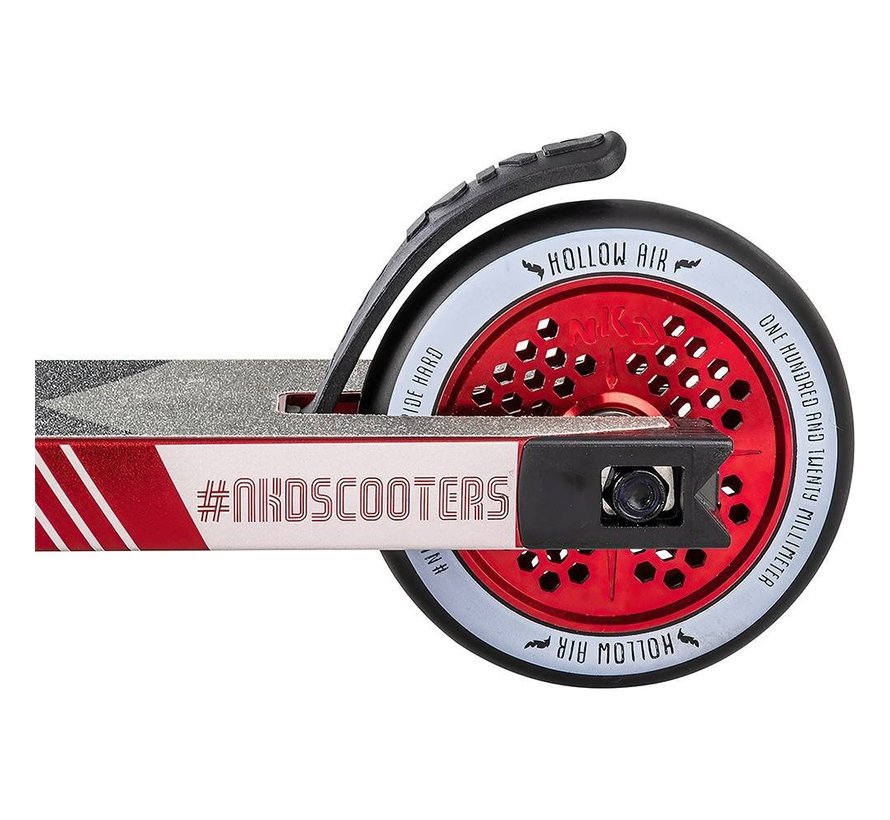 NKD Fuel stuntstep Raw Red Mix met kort deck